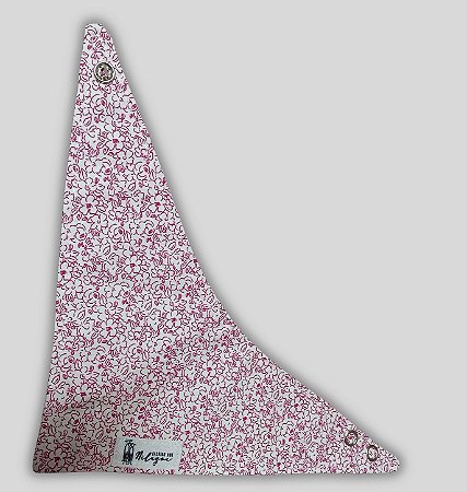 BANDANA DE GALGO ALGODY FLOWER PINK