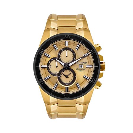 Relógio Orient Masculino Dourado Cronógrafo MGSSC050C1KX - Moment - nos  seus melhores momentos!