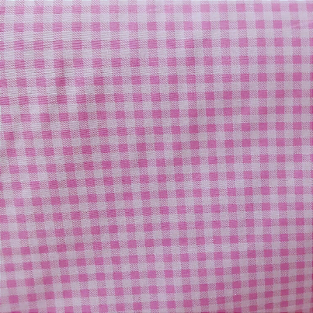 Tricoline Mista Xadrez 1M x 1,50 Larg - Rosa - TSG TÊXTIL