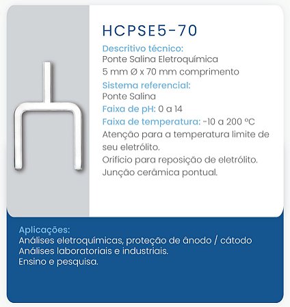Ponte Salina Eletroquímica HCPSE5-70