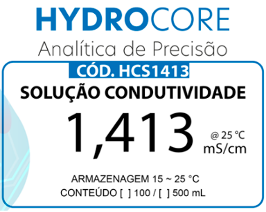 Padrão Condutividade 1,413 mS/cm HCS1413