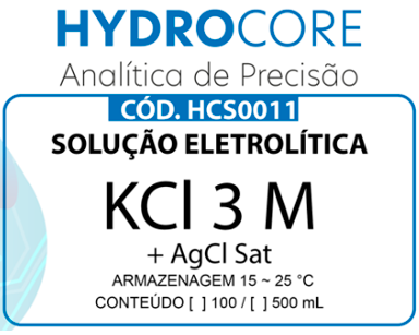 Solução Eletrolítica KCl 3M AgCl HCS0011