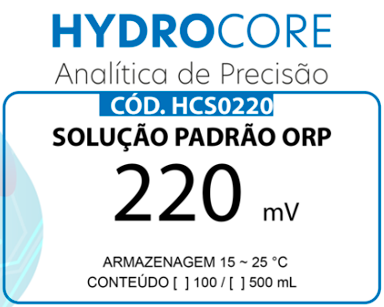 Solução Padrão ORP Redox 220 mV HCS0220