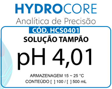 Solução pH 4,01 Tampão HCS0401