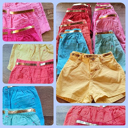 Short Basiquinho em sarja