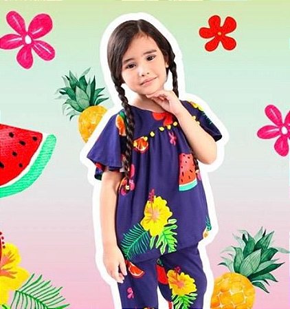 Conjunto Tropical Calça