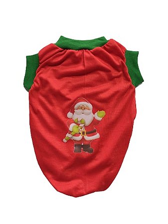 Roupa Pet Papai Noel Natal