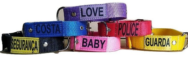 Coleira DUPLA estampada