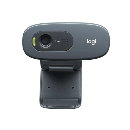 Webcam HD 720P Preta Logitech C270