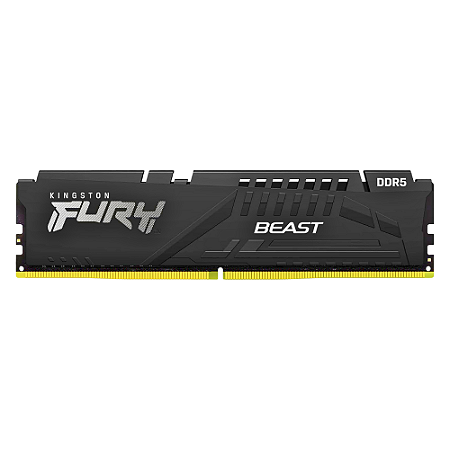 Memória DDR5 16GB  5200Mhz Kingston KF552C40BB/16  FURY Beast Black - Desktop
