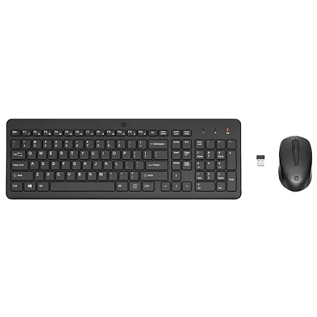 Kit Teclado e Mouse Sem Fio HP 330