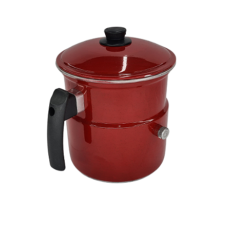 Leiteira 2,0 L com Apito Vermelha