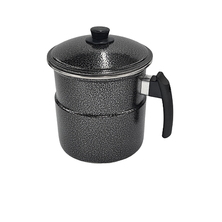 Leiteira 2,0 L com Apito Cinza