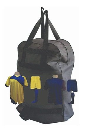 BOLSA PARA 2 KITS DE UNIFORMES FARDAMENTO PRETO