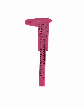 Paquímetro pequeno rosa - 8cm