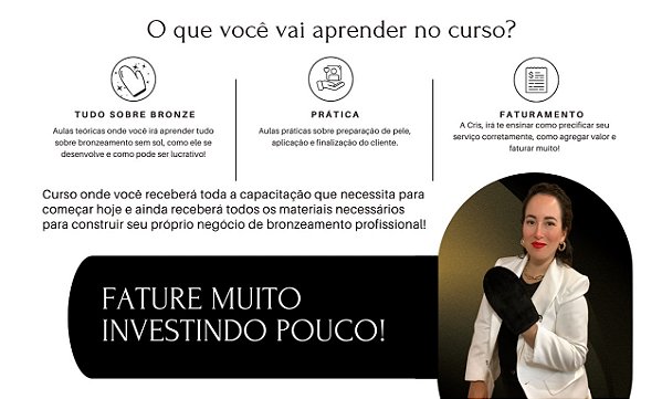 Bronze de Luva Kit Premium + Curso Online by Cris Caldas