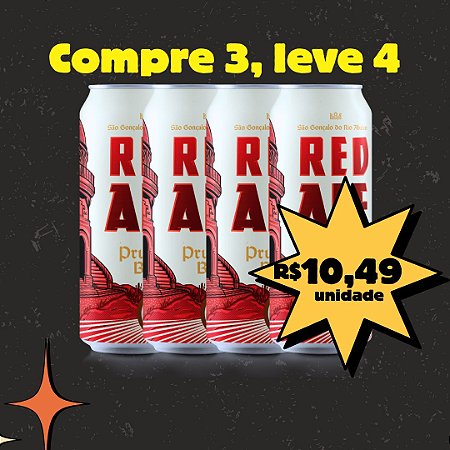 Compre 3, Leve 4 - RED ALE -  473ml