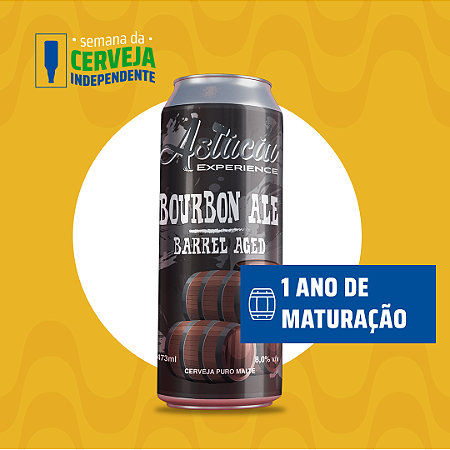 CERVEJA ASTUCIA BOURBON ALE BARREL AGED PORTER - LATA UNIDADE 473M