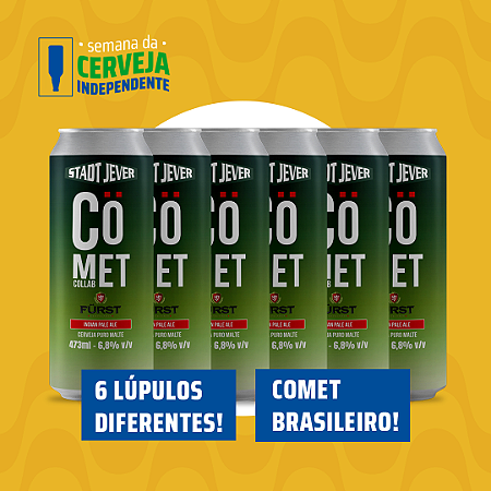 Furst + Jever Comet West Coast IPA - 6 latas 473ml