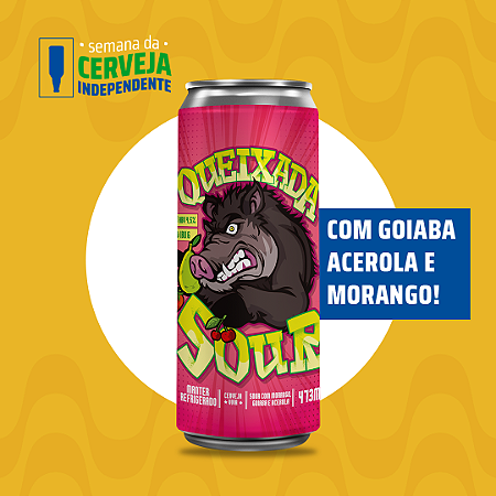 CERVEJA SUCURI QUEIXADA SOUR - LATA UNIDADE 473ML