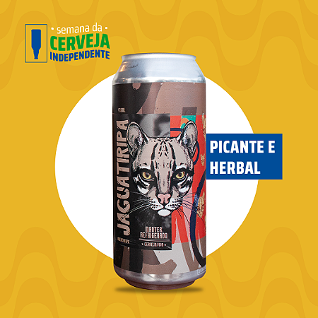 CERVEJA SUCURI JAGUATIRIPA - AMRICAN IPA - LATA UNIDADE 473ML