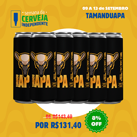 Sucuri Tamanduapa - American Pale Ale - 6 Latas 473ml