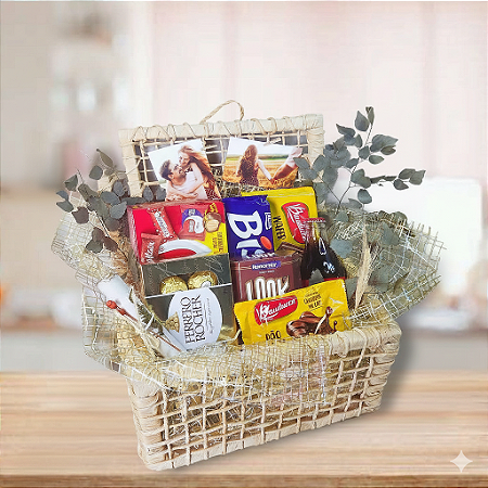 Baú doce click com fotos cod 302