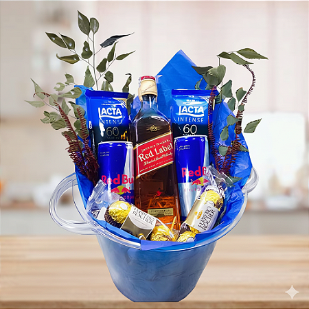 Balde Aquecimento da Balada Wisky Red Label Redbull e Ferrero cod 090