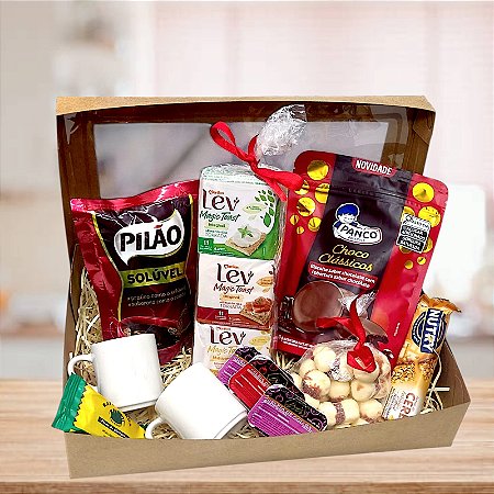 Caixa Café apaixonante com Choco Classicos - 902