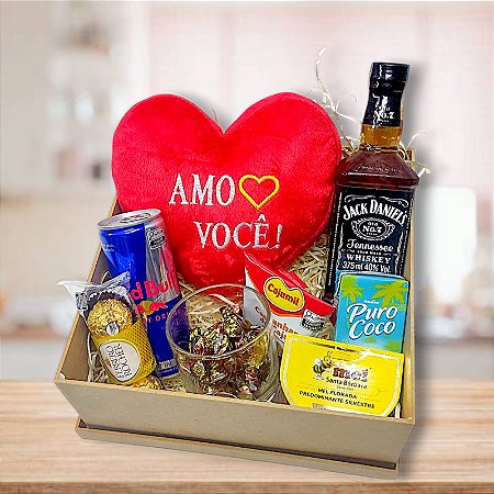 Cesta Love Jack com Wisky e Ferrero - 003