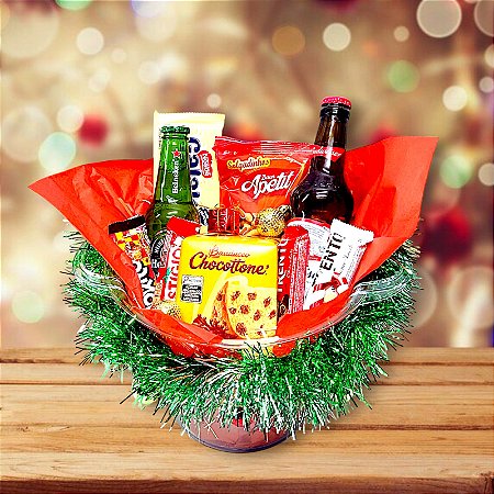 Balde de Natal Combo da Felicidade - 374