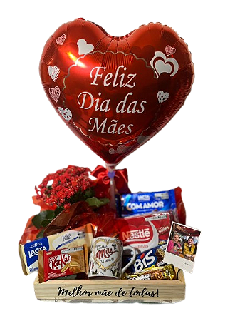 Bandeija Chocolates Dia das Mães com Caneca