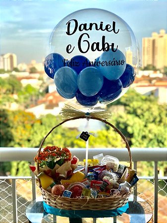 Balloon Cesta Café da Manhã Aniversário