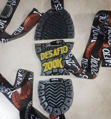 Desafio 200k - 3 Medalhas