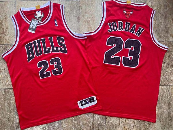 Camisa de Basquete Michael Jordan Chicago Bulls Authentic Adidas Bordado Denso