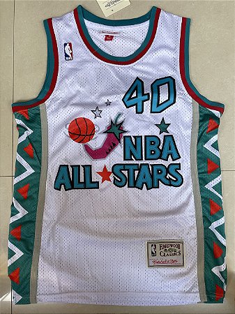 Camisa de Basquete retrô 1995 All Star Game - Shawn Kemp 40