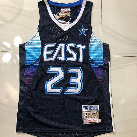 Camisa de Basquete All Star Game 2009 East Conference Bordado Denso - 23 Lebron James