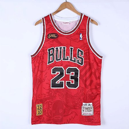 Camisa de Basquete Chicago Bulls Michael Jordan x Hebru Brantley x M&N