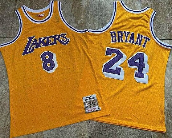 Camiseta Bordada Kobe No. 24 de los Lakers, Camiseta de Baloncesto