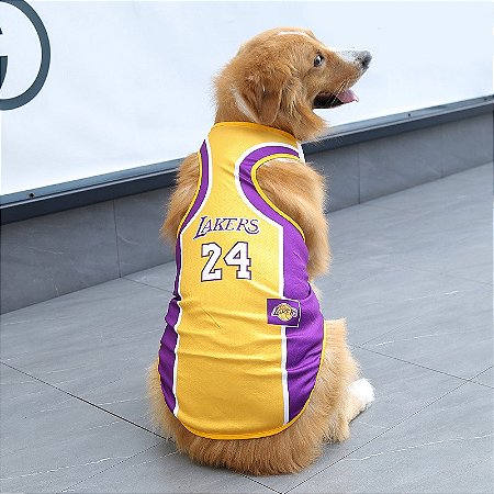 Camisa de Basquete para Cachorros Los Angeles Lakers 24