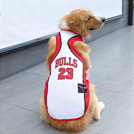 Camisa de Basquete para Cachorros Chicago Bulls 23