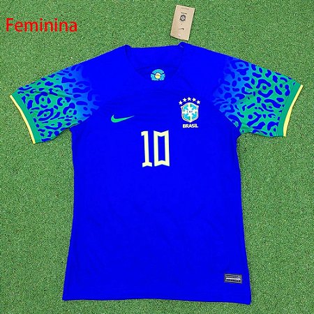 Camisa Seleção Brasileira de Futebol Copa do Mundo Versão Feminina - Dunk  Import - Camisas de Basquete, Futebol Americano, Baseball e Hockey