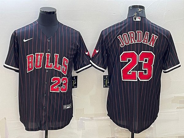 Camisa Modelo Baseball Especial Chicago Bulls - Michael Jordan 23