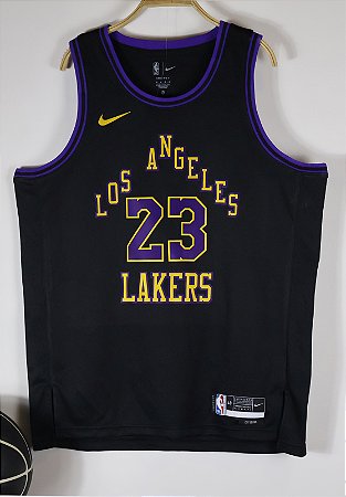 Camisa de Basquete Los Angeles Lakers City Edition 2024 - Lebron James 23