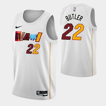 Camisa de Basquete Miami Heat 2023 City Edition- 14 Herro, 22 Butler