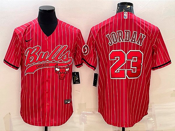 Camisa Modelo Baseball Especial Chicago Bulls - Michael Jordan 23