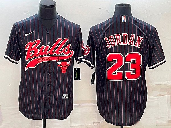 Camisa Modelo Baseball Especial Chicago Bulls - 23 Michael Jordan