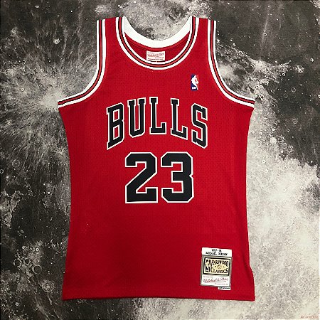 Camisa de Basquete Chicago Bulls 1997-98 Hardwood Classics M&N (Prensado a Quente) - 23 Michael Jordan