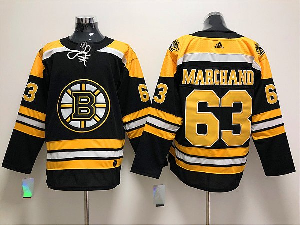 Camisa NHL Hockey Clássica de Inverno Authentic Bruins Wordmark