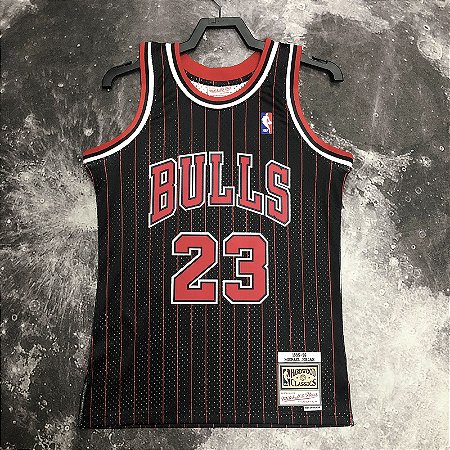Camisa de Basquete Chicago Bulls 1995-96 Hardwood Classics M&N (Prensado a Quente) - 23 Michael Jordan